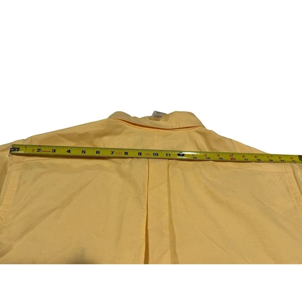 NWT Polo Ralph Lauren Classic Fit Shirt Yellow Men's 17.5‎